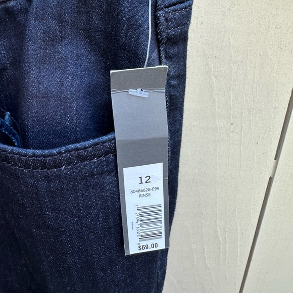 New The Limited dark wash stretchy skinny jeans size 12 NWT - Picture 3 of 7